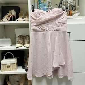 EXPRESS light pink chiffon dress size 0